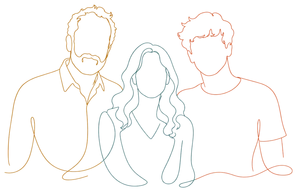 Ilustración del equipo de 3G Tres Generaciones